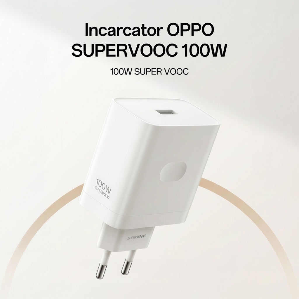 OPPO 100W SUPERVOOC 充电器 | 附赠 Type-C 数据线
