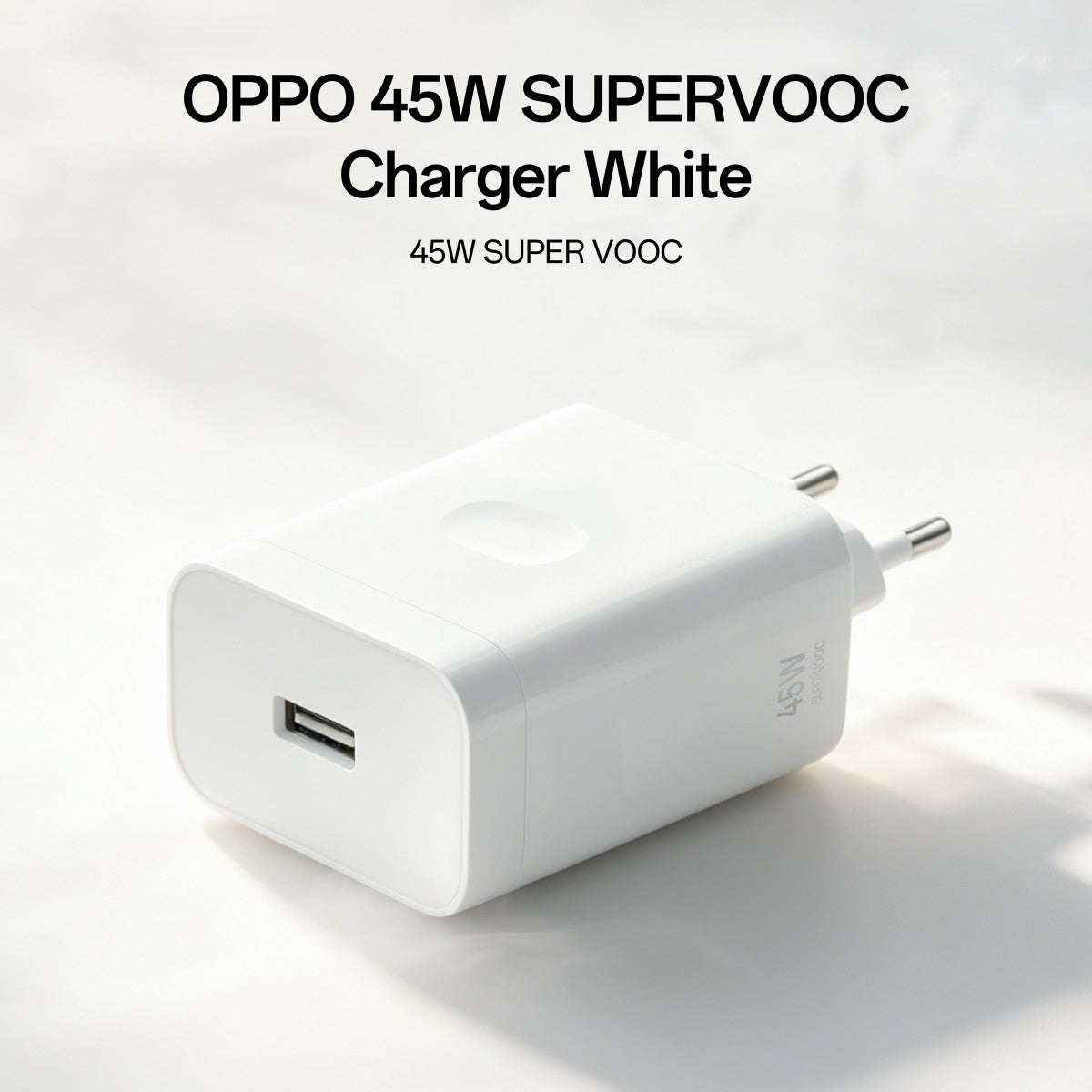 OPPO 45W SUPERVOOC 充电器 白色